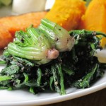 ホウレン草料理