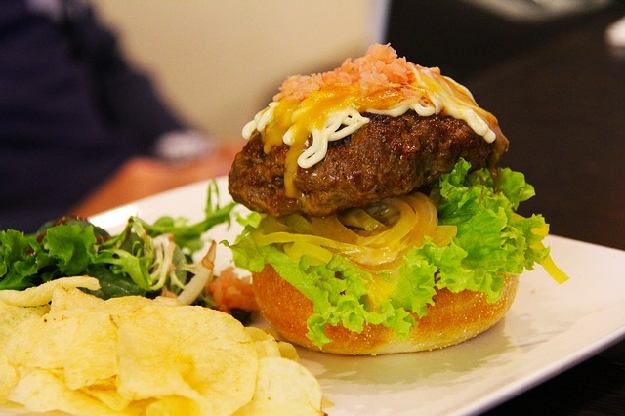 高カロリーな食事