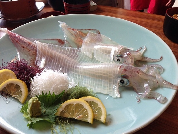 イカの刺身
