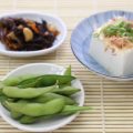 枝豆と豆腐
